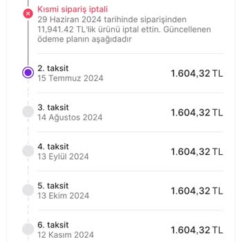 Hepsiburada Limitiyle Alınan Siparişte İade Edilenin Faizini Alması