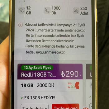 Vodafone Aynı Tarife Farklı Fiyat