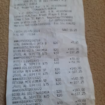 Gratis İade Ve Değişimin Kabul Edilmemesi