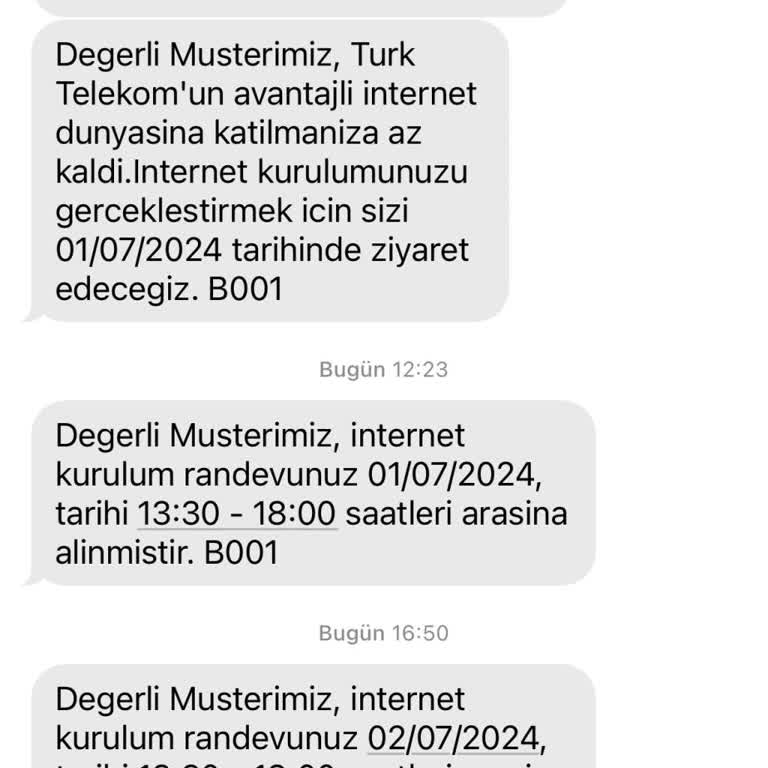 Türk Telekom'dan Sürekli Ertelenen Kurulum