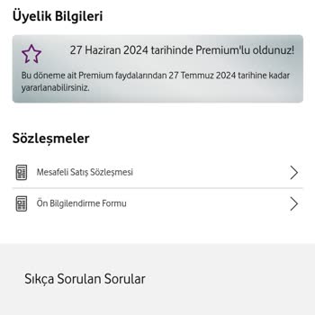 Vodafone Premium Üyeliğinde Hediye Çarkı Sorunu