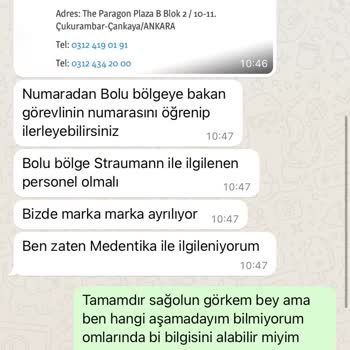 Batı Dental (Straumann) Dental Hizmetlerinde İletişim Sorunları