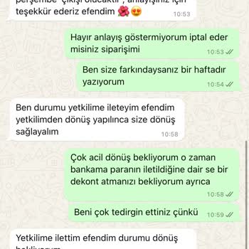 Mypage Butik Siparişi Göndermiyor Ve Paramı Da İade Etmiyor