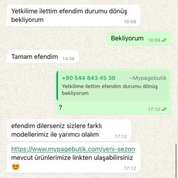 Mypage Butik Siparişi Göndermiyor Ve Paramı Da İade Etmiyor