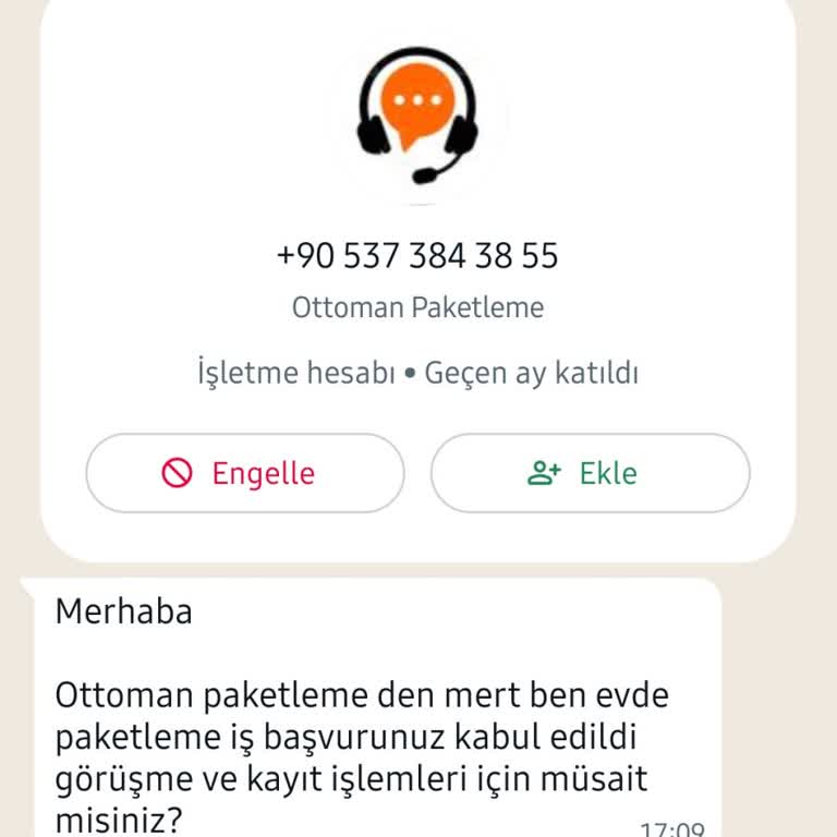 Ottoman Paketleme Ottomon Paketleme Evde Ek İş