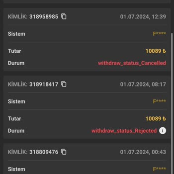 Betrar Kimlik İstedi Gönderdim 10 Bin TL'mi Ödemedi. Destekten Banladı