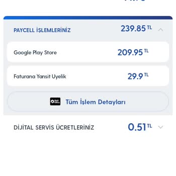 Google Play Faturama Almadığım Oyun Ücretleri Yansıtıyor