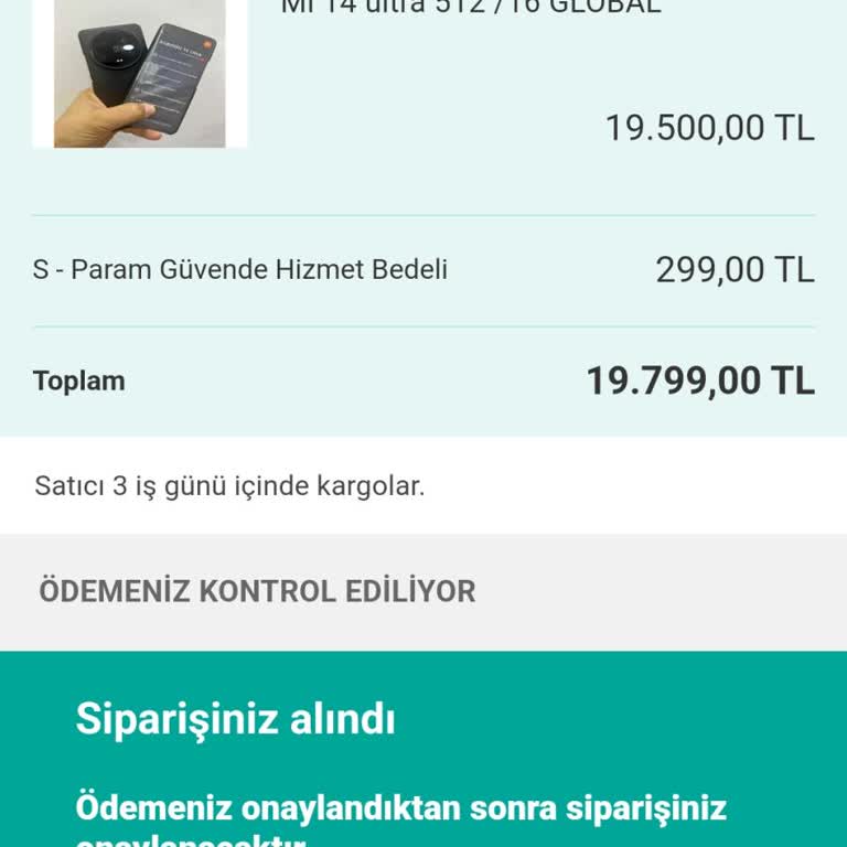 Sahibinden Param Güvende İle Yaşadığım Sorun