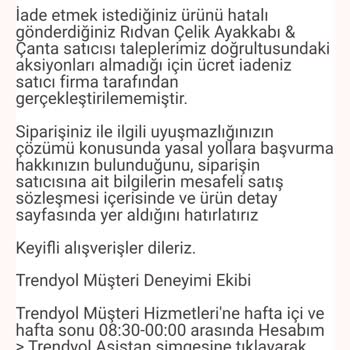Trendyol İadesi Yapılması Gereken Kayıp Ayakkabı