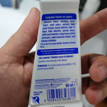 Dr.Beckmann Dr. Beckmann Leke Çıkarıcı Renk Bozuyor