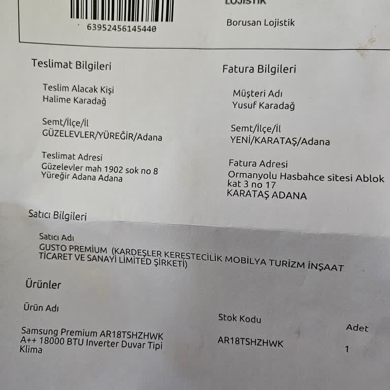 Samsung Adana Sıcağında Klima Servis Sorunu