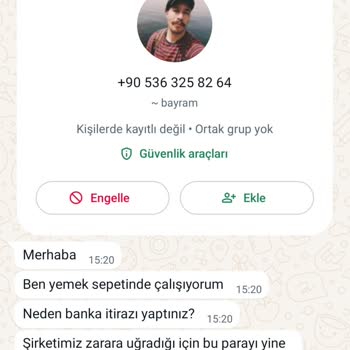 Yemeksepeti Kartımı Kaybettim. Paramı Başkaları Girip Afiyetle Yedi