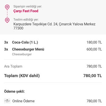 Yemeksepeti Kartımı Kaybettim. Paramı Başkaları Girip Afiyetle Yedi