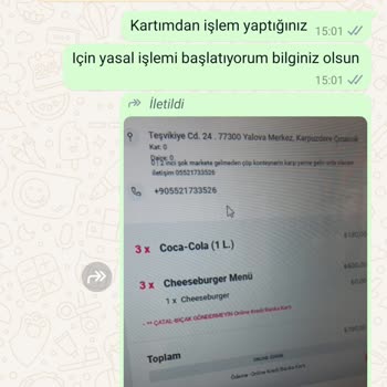 Yemeksepeti Kartımı Kaybettim. Paramı Başkaları Girip Afiyetle Yedi