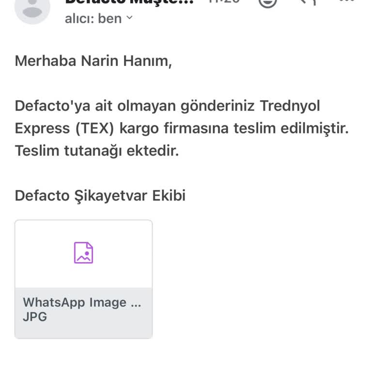 Trendyol Kapıdan Aldığı İademi Yanlış Yere Verip İademle İlgilenmedi