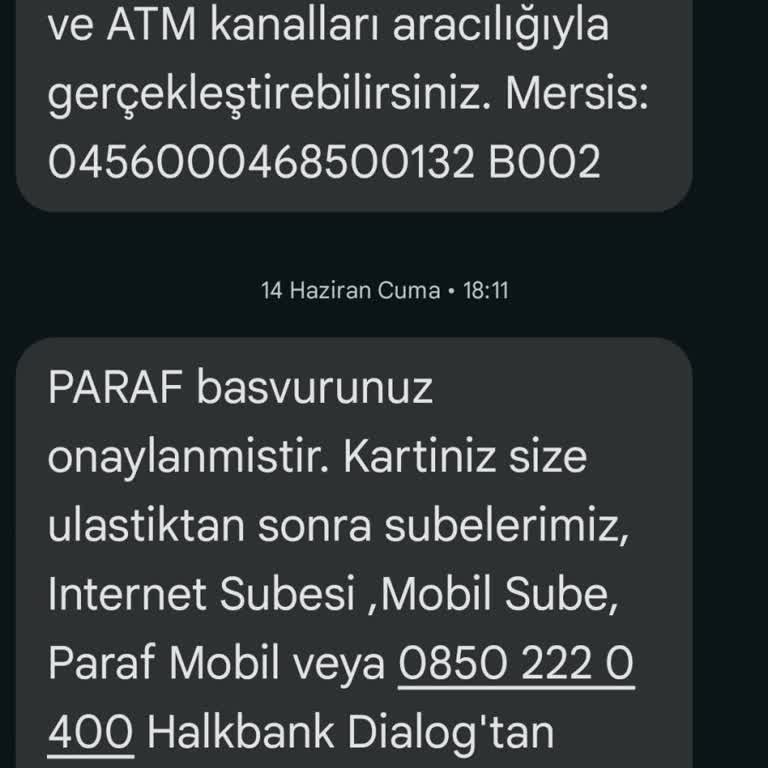 Halkbank Adıma Kredi Kartı Açıp Duruyor