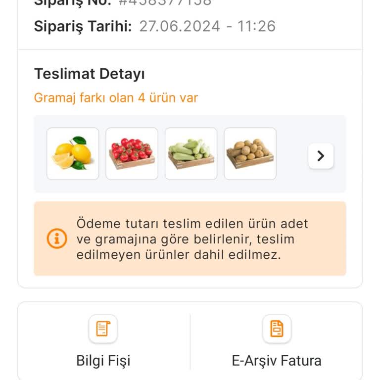 Migros Teslim Edilmeyen Siparişim