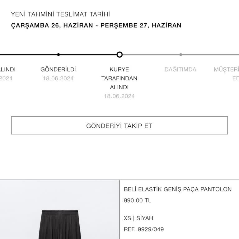 Kargom Nerede Zara?