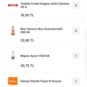 Migros'tan Alınan Eker Detoks Kefirin Bozuk Çıkması