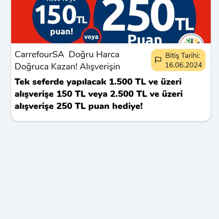 Carrefour SA Puan Sorunu
