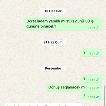 Lensimo Ücret İademi Yapmıyor