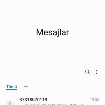 Vodafone İstenmeyen Ve Engellenemeyen Mesajlar