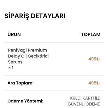 Penivagi Premium Penivagi Kredi Kartı İle Ödedim Halde Şimdi De Kapı Da Ödeme İstiyor