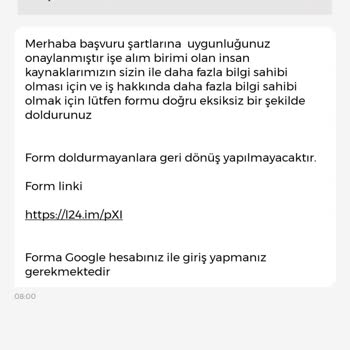 İşin Olsun İş Başvurusu Şikayeti