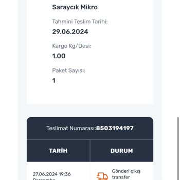Sürat Kargo Yine Yeniden Şaşırtmıyor...