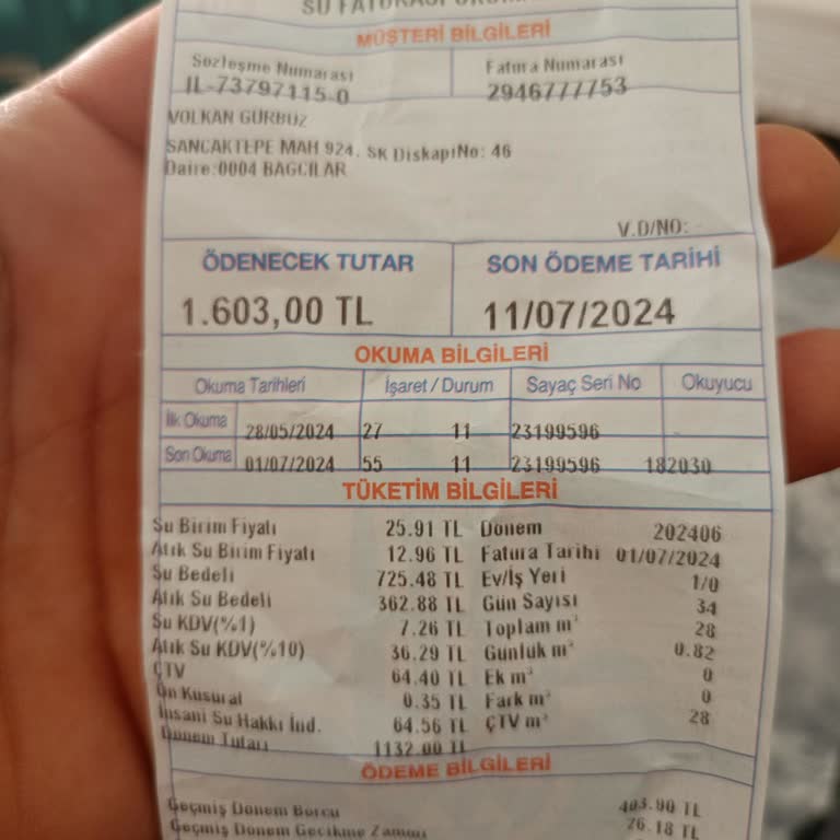 İBB - İstanbul Büyükşehir Belediyesi Faturam Fazla Geldi