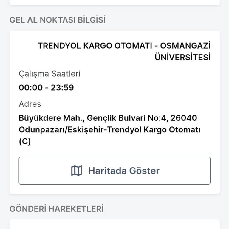 Trendyol Express Liya Şubesi Kargomu Dağıtıma Çıkarmıyor