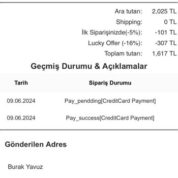 Poleneturkiye.com Verdiğim Sipariş Gönderilmedi!