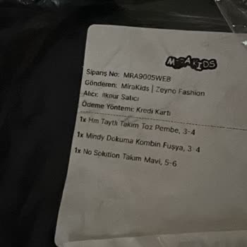 Mirakidss 2 Ayda Teslim Edilen Yanlış Ürünler