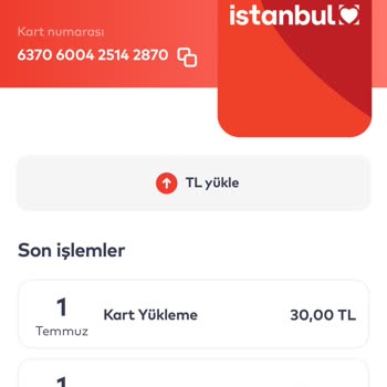 İstanbul Kart Para Yüklediğim Halde Bakiyeme Düşmüyor