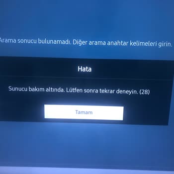 Samsung TV Uygulama Yüklenmeme Sorunsalı