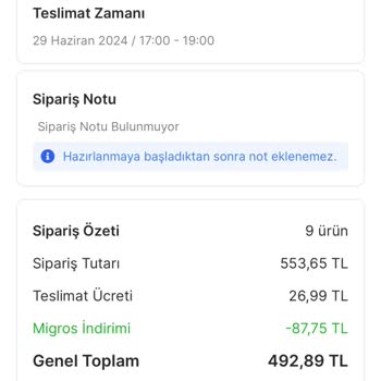 Migros Sanal Market 3 Gündür Sipariş Teslim Edilmiyor