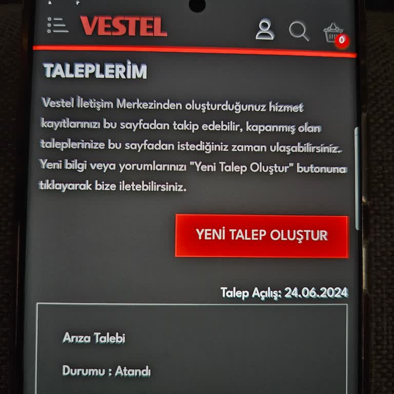 Vestel Buzdolabı Mağduriyeti Çözümlenmemesi