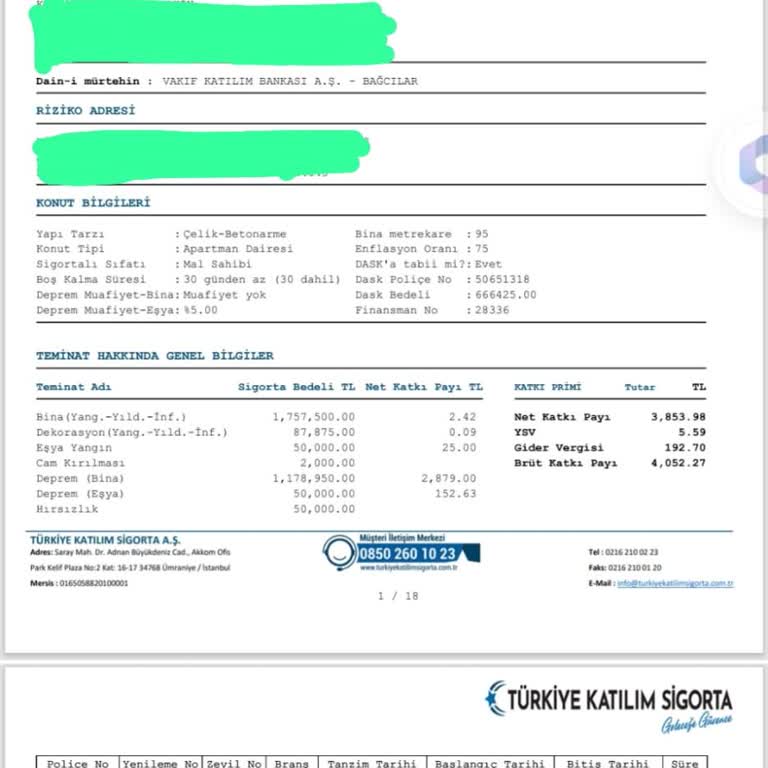 Vakıf Katılım Bankası Vakıf Katılım Her Sene Zorla İnsanlara Konut Sigortasını Zorluyor