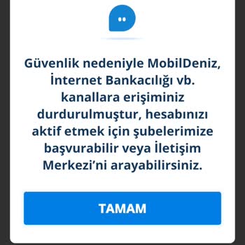 Denizbank İnternet Bankacılık Sorunu Çözemiyor