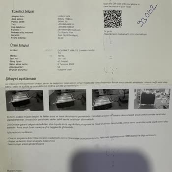 Tefal Tost Makinesi Ve Servis Sorunu