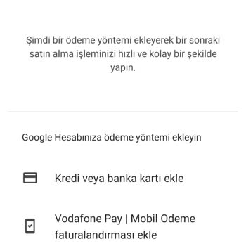 Google Play Storeden Bir Şey Satın Alamıyorum