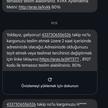 Aras Kargo Teslim Edilmeyen Kargo