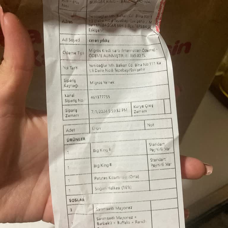 Migros Yemek Tüketiciyi Mağdur Ediyor