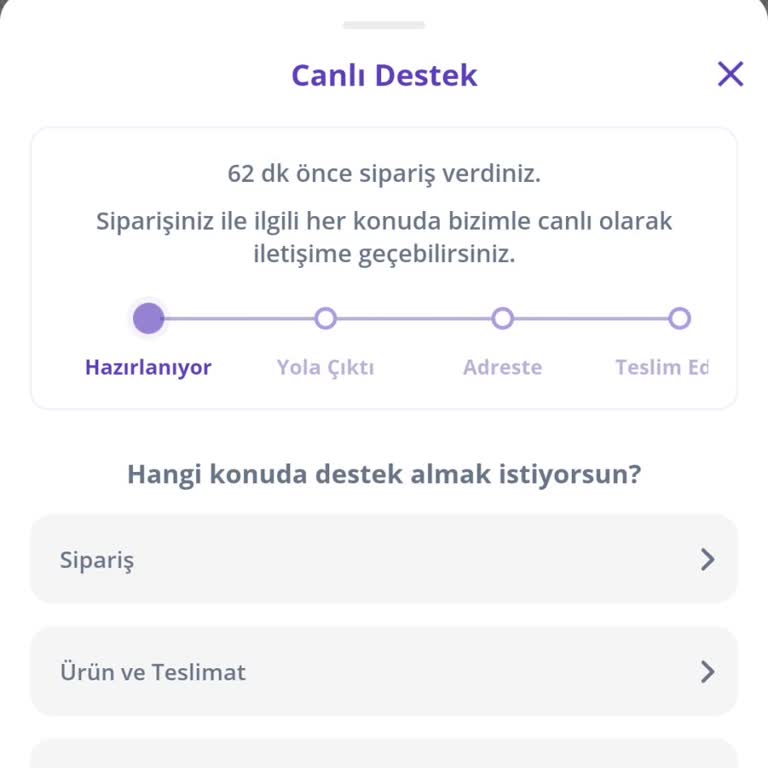 Getir Müşteri Temsilcisi Telefonu Suratıma Kapattı