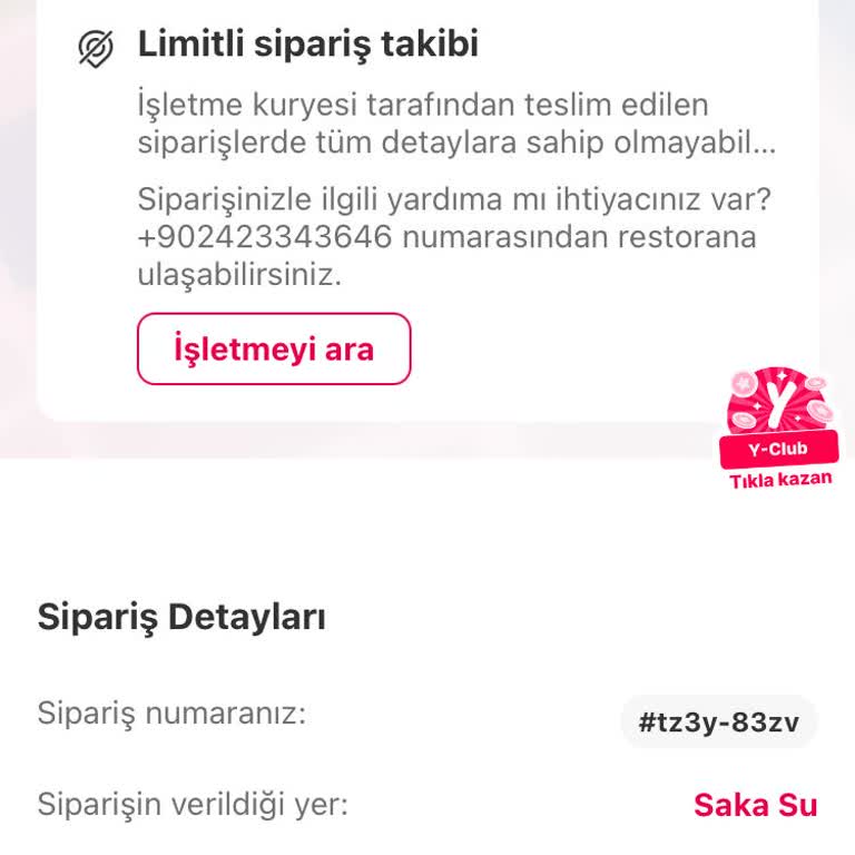 Yemeksepeti Mahalle Siparişim Belirtilen Saatlerde Gelmedi