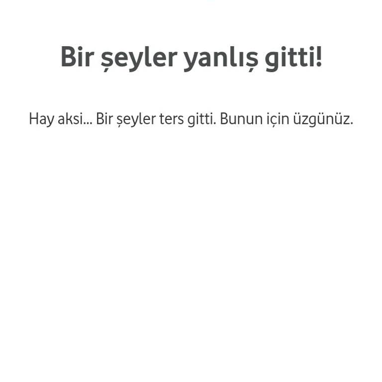 Vodafone Çark Çeviremiyorum Destek Lütfen