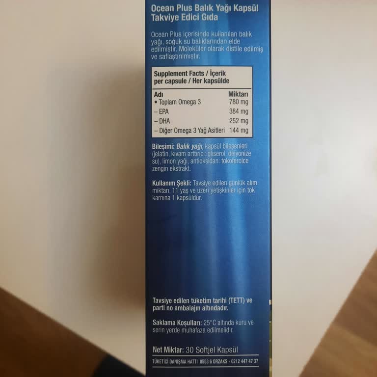 Orzax İlaç Ocean Plus Omega 3