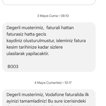 Vodafone Zorla Faturalıda Tutuyor