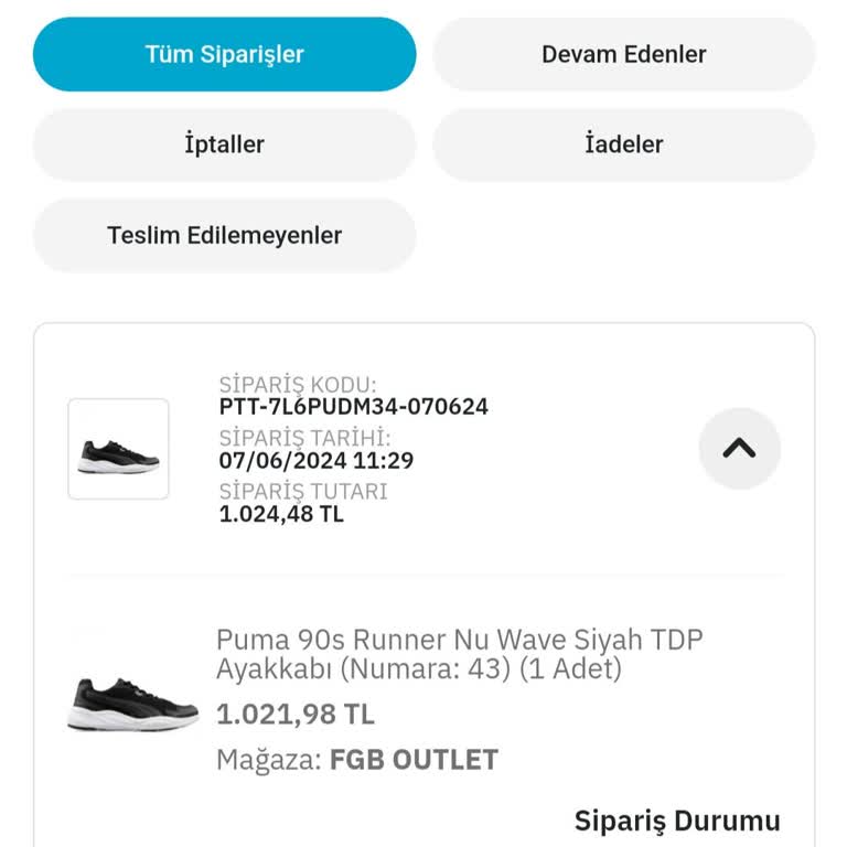 PTT Kargo Epttavm Ürün Kargo, Ürün, İade Sorunu