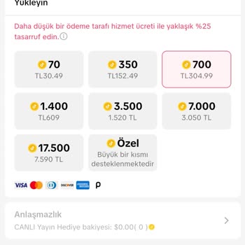 TikTok Jeton Yüklerken Sorun Yaşadım